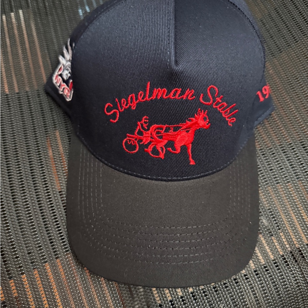 Siegelman Stable Navy and Red Cap rangers centennial hat